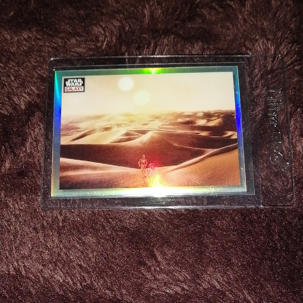 1$ Add On⭐2023 Topps Star Wars Galaxy Chrome Tatooine Sunset Card